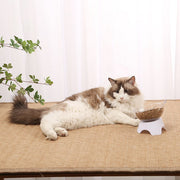 ペット用フードボウル ペット用食器 猫 ネコ 小型犬 中型犬 イヌ ペット用品 ペットグッズ 深皿 深め 大きめ 土台付き 猫型 ネコ型 無地 透明 ホワイト ブラック シンプル かわいい キュート カジュアル ポップ おしゃれ