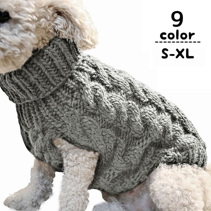 ドッグウェア ペットウェア セーター ニット タートルネック 犬服 商品画像