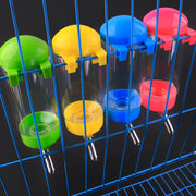 ペット用給水器 吸水ボトル ノズル式 400ml 犬 猫 ペット用品 引っかけ ケージ取り付け 水入れ 水飲み器 水分補給 ケア 容器 ドッグ キャット いぬ ねこ カラフル おしゃれ かわいい 簡単設置 取り外し可能