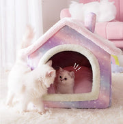 ペット ハウス ペットハウス  ドッグハウス 犬 ハウス ペットハウス 猫 犬 ハウス  折りたたみ 暖かい 夏 春 冷房 秋 冬 室内 かわいい ペットパウス ペット用品 冬 おしゃれ ペットベット