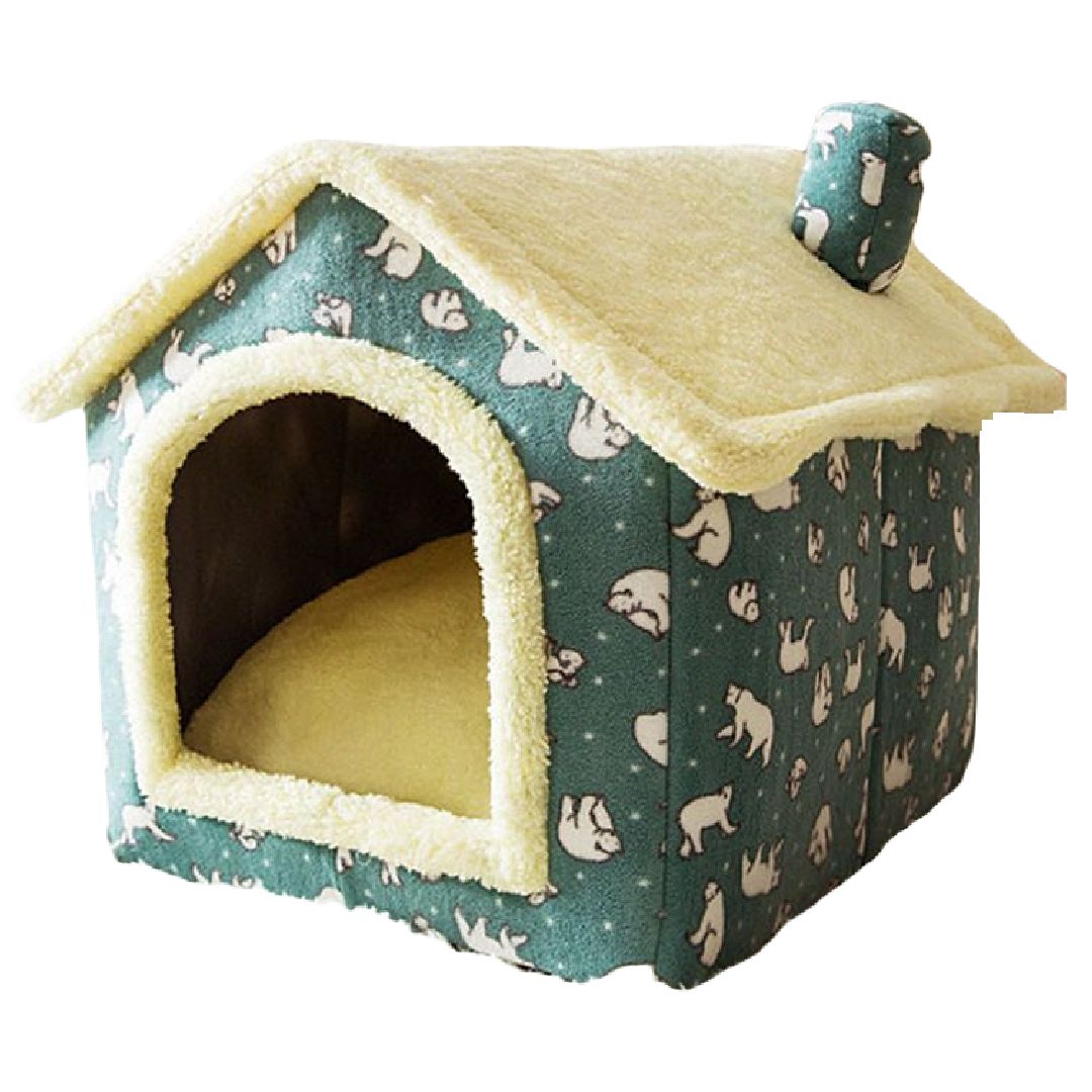 ペット ハウス ペットハウス ドッグハウス キャットハウス 犬小屋 ペット用品 犬用 猫用 小型犬 室内用 ボア フリース もこもこ 可愛い 暖かい 折りたためる 星 チェック クマ ウサ耳 寝床 ペットグッズ いぬ ねこ イヌ ネコ