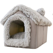 ペット ハウス ペットハウス ドッグハウス キャットハウス 犬小屋 ペット用品 犬用 猫用 小型犬 室内用 ボア フリース もこもこ 可愛い 暖かい 折りたためる 星 チェック クマ ウサ耳 寝床 ペットグッズ いぬ ねこ イヌ ネコ