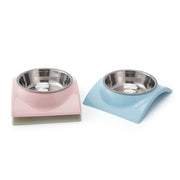 フードボウル 犬用食器 猫用食器 ペット用食器 ウォーターボウル 給餌 給水 餌皿 エサ入れ 水入れ 食べやすい キュート かわいい ペット用品 ペットグッズ イヌ ネコ