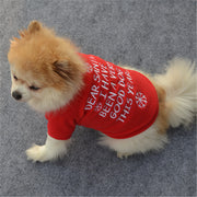 ペット用ウェア ドッグウェア ウエア フリース クリスマス レッド 犬 イヌ ワンちゃん ペットウェア 洋服 お洋服 可愛い かわいい ペット用 動物用 小型犬 アニマル XS S M L
