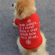 ペット用ウェア ドッグウェア ウエア フリース クリスマス レッド 犬 イヌ ワンちゃん ペットウェア 洋服 お洋服 可愛い かわいい ペット用 動物用 小型犬 アニマル XS S M L