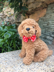 ペット用アクセサリー 犬用 ペット用品 ドッググッズ 蝶ネクタイ リボン 水玉 ドット チェック かわいい おしゃれ 首飾り お出掛け