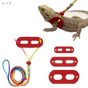 ペット用ハーネスリード 爬虫類用ハーネス 爬虫類用リード 3サイズセット 3種セット 両生類用 トカゲ イグアナ 小動物用 ペット用品 ペットグッズ 散歩用品 散歩グッズ お出かけグッズ ビーズ カラフル カジュアル ポップ 可愛い キュート かわいい おしゃれ