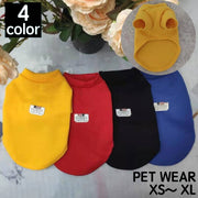 ペットウェア トレーナー 犬用 猫用 ドッグウェア キャットウェア 袖あり プルオーバー あったか 暖かい シンプル カジュアル おしゃれ かわいい お散歩 お出かけ 普段使い ペット服 犬の服 猫の服
