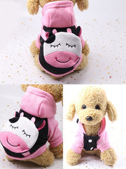 ドッグウェア ペットウェア 犬の服 犬用 猫用 パーカー フード付き コインバッグ 着ぐるみ風 ペット用品 イヌ ネコ ミミ付き カジュアル かわいい カワイイ おしゃれ 仮装 ハロウィン
