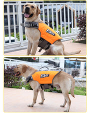 犬用ライフジャケット 犬服 犬用ウェア ドッグウェア 単品 持ち手付き 救命胴衣 水遊び プール 水泳 川 海 マリンスポーツ 可愛い おしゃれ ワンちゃん イヌ ドッグ 緑 オレンジ