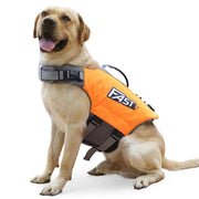 犬用ライフジャケット 犬服 犬用ウェア ドッグウェア 単品 持ち手付き 救命胴衣 水遊び プール 水泳 川 海 マリンスポーツ 可愛い おしゃれ ワンちゃん イヌ ドッグ 緑 オレンジ