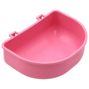 フードボウル ウォーターボウル ペット用品 ケージ取り付け 引っ掛け 単品 ペット用食器 猫用 犬用 エサ入れ 水入れ 小さめ ペットグッズ シンプル かわいい 多用途 イヌ ネコ 小動物 ピンク 青