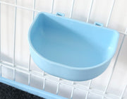 フードボウル ウォーターボウル ペット用品 ケージ取り付け 引っ掛け 単品 ペット用食器 猫用 犬用 エサ入れ 水入れ 小さめ ペットグッズ シンプル かわいい 多用途 イヌ ネコ 小動物 ピンク 青