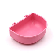 フードボウル ウォーターボウル ペット用品 ケージ取り付け 引っ掛け 単品 ペット用食器 猫用 犬用 エサ入れ 水入れ 小さめ ペットグッズ シンプル かわいい 多用途 イヌ ネコ 小動物 ピンク 青