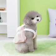 ペットウェア ドッグウェア キャミソール ノースリーブ  犬服 猫服 キャット タンクトップ 袖なし プルオーバー ビッグリボン おしゃれ かわいい キュート フェミニン 小型犬 わんちゃん 猫ちゃん