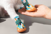 ドッグシューズ 犬靴 ペット用品 メッシュ 通気性 散歩 面ファスナー 着脱簡単 滑り止め 足裏保護 肉球保護 ケガ防止 おしゃれ