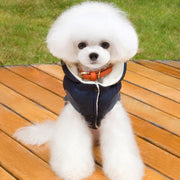 ペット服 フーディベスト 裏ボア パーカー 犬 猫 小型犬 袖なし ジャケット ドッグウエア お散歩 お出掛け 防寒 秋 冬 シンプル フード付 キャットウエア