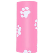 トイレ袋 うんち袋 20巻セット 1巻15枚 計300枚 ロール式 犬用品 ペット用品 ゴミ袋 うんち処理袋 携帯用 旅行用 お出かけ 散歩 外出 外遊び 足跡 肉球 かわいい