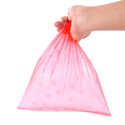 トイレ袋 うんち袋 20巻セット 1巻15枚 計300枚 ロール式 犬用品 ペット用品 ゴミ袋 うんち処理袋 携帯用 旅行用 お出かけ 散歩 外出 外遊び 足跡 肉球 かわいい