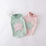犬用シャツ 犬用ウェア ドックウェア Tシャツ シャツ ボーダー ボーダー柄 星 スター トップス 犬用洋服 お散歩 お出かけ イベント 犬の服 いぬ用 イヌ用 ドッグ 小型犬 ペット用 春カラー 春色 春 夏 カラフル かわいい キュート 動物 アニマル