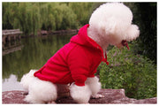 犬用パーカー 犬用ウェア ペット用ウェア ドッグウェア ペット用品 ペット服 犬 パーカー フード付き 秋冬 シンプル 無地 あたたかい かわいい シンプル S M L XL