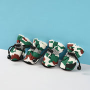 ドッグシューズ レインブーツ レインシューズ 雨靴 犬靴 ペット用品 小型犬 裏起毛 防寒 防水 滑り止め 肉球保護 ケガ防止