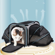ペット用キャリーバッグ ボストンバッグ 折りたたみ可 ペット用品 犬 猫 イヌ ネコ ペットグッズ メッシュ 広がる 持ち手付き ショルダー 肩掛け 2way 防水 フック 長さ調節可 顔出し窓 中敷き付き 起毛 通気性 中が見える お出かけ お散歩 病院 車移動 ペットハウス ポケット付き カジュアル シンプル スタイリッシュ 持ち運び コンパクト 黒 白 灰 緑 橙