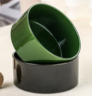 ペット用食器 フードボウル ペットボウル エサ入れ 水入れ 餌入れ 猫 ネコ 小型犬 550ml 食洗器対応 陶器 台座付き 北欧 ナチュラル 犬 イヌ 木製 スタンド付き セラミック 吐き戻し防止 かわいい