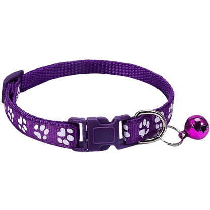 首輪 ペット用品 犬 小型犬 猫 鈴 パープル バリエーション画像