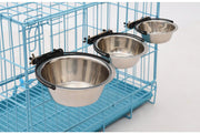 フードボウル ウォーターボウル ペット用食器 エサ入れ 水入れ ペットグッズ 固定型 ケージ固定 犬 猫 食事 ごはん 容器 小型犬 中型犬 便利グッズ