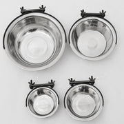 フードボウル ウォーターボウル ペット用食器 エサ入れ 水入れ ペットグッズ 固定型 ケージ固定 犬 猫 食事 ごはん 容器 小型犬 中型犬 便利グッズ