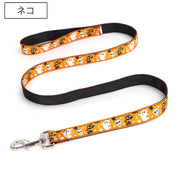 リード 散歩紐 牽引ひも リーシュ 犬用 小型犬 中型犬 ペット用品 おしゃれ かわいい ハロウィン カボチャ お化け コウモリ ネコ お散歩 お出かけ いぬ イヌ ドッグ
