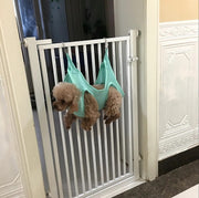 グルーミングハンモック 吊り下げ ペット用品 猫用 犬用 フック付き メッシュ 通気性 暴れ防止 自宅ケア シャンプー 爪切り 歯磨き 耳掃除 お手入れ トリミング用品 ペット美容 簡単 多用途 シンプル 便利