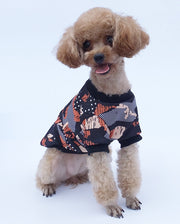 ペットウェア トレーナー 犬服 猫服 ドッグ キャット 袖あり リブ プルオーバー プリント 迷彩 カモフラ カジュアル お散歩 お出かけ かっこいい おしゃれ  かわいい 普段使い デイリー イヌ ネコ いぬ ねこ グリーン ブラック
