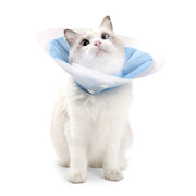 エリザベスカラー 猫用 犬用 ペット用品 スナップボタン サイズ調節可能 簡単装着 傷舐め防止 傷口保護 術後 ケア用品 引っ掻き防止