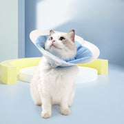 エリザベスカラー 猫用 犬用 ペット用品 スナップボタン サイズ調節可能 簡単装着 傷舐め防止 傷口保護 術後 ケア用品 引っ掻き防止