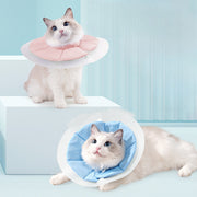 エリザベスカラー 猫用 犬用 ペット用品 スナップボタン サイズ調節可能 簡単装着 傷舐め防止 傷口保護 術後 ケア用品 引っ掻き防止
