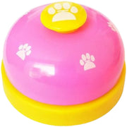 コールベル ペット用 犬用 猫用 トレーニングベル ペット用ベル ベル 呼び鈴 合図 食事 おやつ ペット しつけ コミュニケーション おもちゃ チャイム 肉球 かわいい おしゃれ カラフル