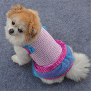 ドッグウェア 犬服 犬用ウェア ペットウェア スカート ワンピース ドレス 小型犬用 可愛い おしゃれ お散歩 チュール ドット柄 水玉 ヒョウ柄 豹柄 レオパード フリル イヌ用 DOG わんちゃん用