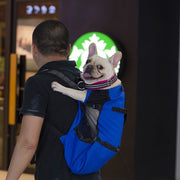 ペット用キャリーバッグ おんぶ紐 抱っこひも リュックタイプ ペットキャリー ペット用 小型犬 中型犬 イヌ 猫 ネコ 便利 シンプル 無地 メッシュ 通気性 カジュアル おしゃれ ペットグッズ ペット用品 ファスナー ポケット付き 長さ調節 ドッグ キャット レッド 赤 ブルー 青 ブラック 黒 グレー 灰 おでかけ おさんぽ お散歩 旅行