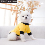 ペットウェア ドッグウェア 犬服 長袖 猫服 キャットウェア トレーナー 裏起毛 あったか 袖あり トレーナー 冬 秋 春 防寒 ボーダー 無地 おしゃれ シンプル かわいい 寒さ対策 カジュアル お散歩 お出かけ かわいい かっこいい 小型犬 中型犬