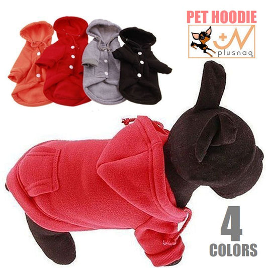 ペット用 犬用 洋服 パーカー 半袖 フード付き 商品画像
