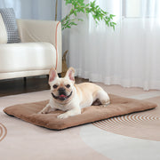 ペット用マット ペット用ベッド ペット用品 犬用 猫用 ふわふわ もこもこ 暖か あったか ふかふか スクエア 四角 長方形 クッション 無地 単色 寝具 寝床 中敷き ケージ内 室内 屋内 イヌ いぬ ネコ ねこ キャット ドッグ