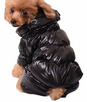 ドッグウェア ジャケット 犬服 ペット服 ペット用品 犬用 L XL 2XL つなぎ カバーオール コート ダウンコート風 冬服 防寒 あったか 無地 シンプル かわいい