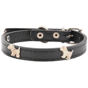 首輪 カラー ペットグッズ ペット用品 犬用 猫用 小型犬 中型犬 大型犬 お散歩グッズ お出かけ レザー調 人工皮革 テリアモチーフ 無地 単色 おしゃれ かわいい いぬ