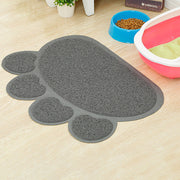 ペット用トイレマット 猫用トイレマット 砂とりマット ネコ 小動物用 ペットグッズ ペット用品 肉球型 まき散らし防止 グレー ベージュ ブルー グリーン カジュアル ポップ 可愛い キュート おしゃれ