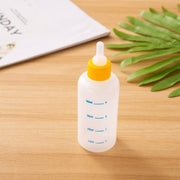 哺乳器 ペット用哺乳瓶 子犬 子猫 目盛り付き おしゃぶり付き ミルクフィーダー ミルクボトル 授乳 哺乳期 吸水 ペット用品 ペットグッズ ペット用介護用品 投薬 小動物 洗浄ブラシ付き 水分補給 栄養補給 替え乳首 ケア用品 お世話用品 イヌ ネコ 青 ピンク 黄 緑