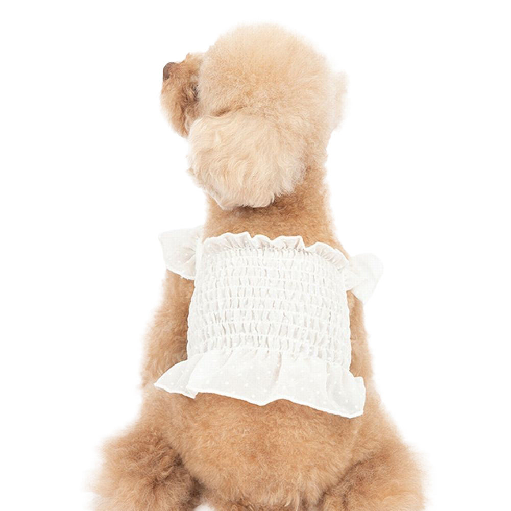ドッグウェア キャミソール キャミ フリル トップス 犬服 犬の服 ペットウェア ペット用品 小型犬 中型犬 水玉 ドット柄 かわいい おしゃれ おでかけ お散歩 いぬ イヌ