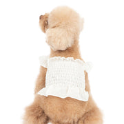 ドッグウェア キャミソール キャミ フリル トップス 犬服 犬の服 ペットウェア ペット用品 小型犬 中型犬 水玉 ドット柄 かわいい おしゃれ おでかけ お散歩 いぬ イヌ