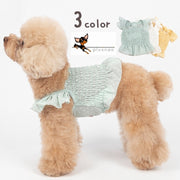 ドッグウェア キャミソール キャミ フリル トップス 犬服 犬の服 ペットウェア ペット用品 小型犬 中型犬 水玉 ドット柄 かわいい おしゃれ おでかけ お散歩 いぬ イヌ